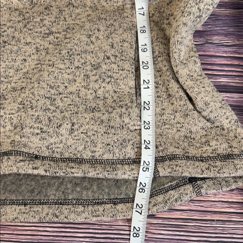 Victory Outfitters Heathered‎ Beige Tan Button-Up Hoodie Pullover